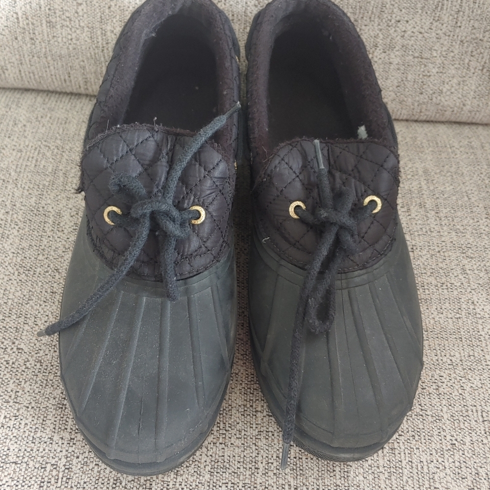 Sperry Waterproof rubber boots slips on
